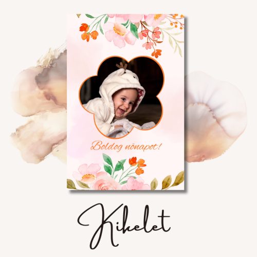 Kikelet köszöntőkártya