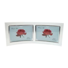 Hajlított üveg 10x15 cm fekvő, dupla