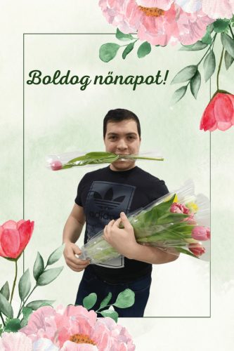 Zöldike köszöntőkártya