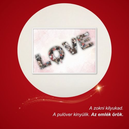 Egyedi sziluett kollázs A3