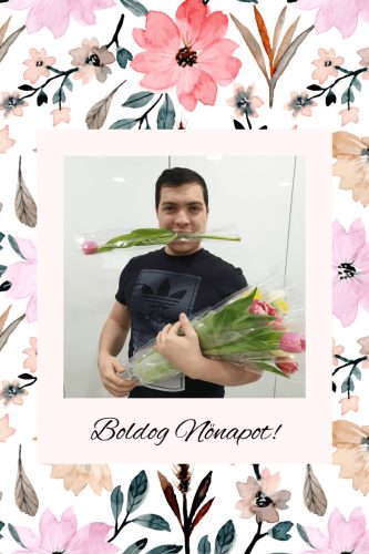 Virágos rét köszöntőkártya