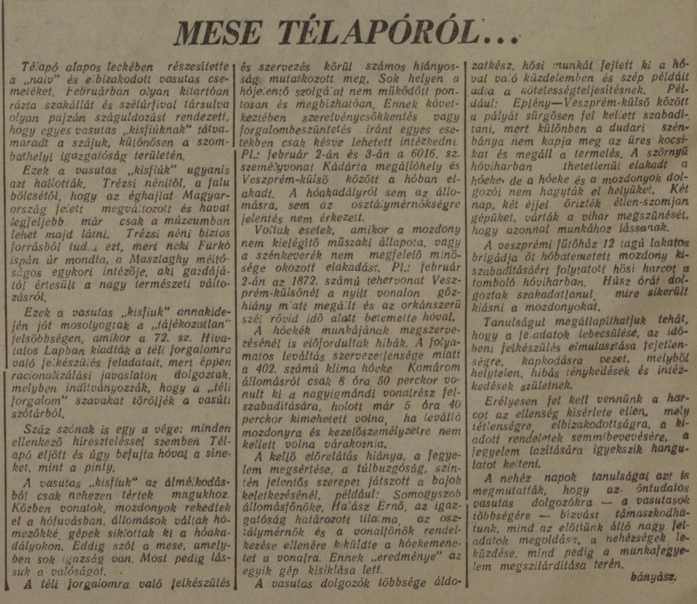 Régi lapszám oldal