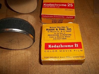 Nem előhívott 8mm filmek
