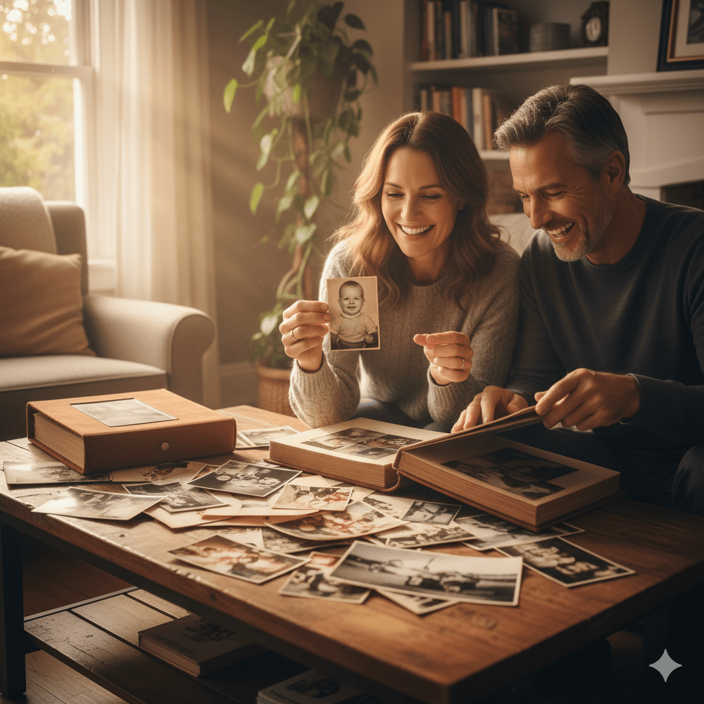 Házaspár nosztalgiázik