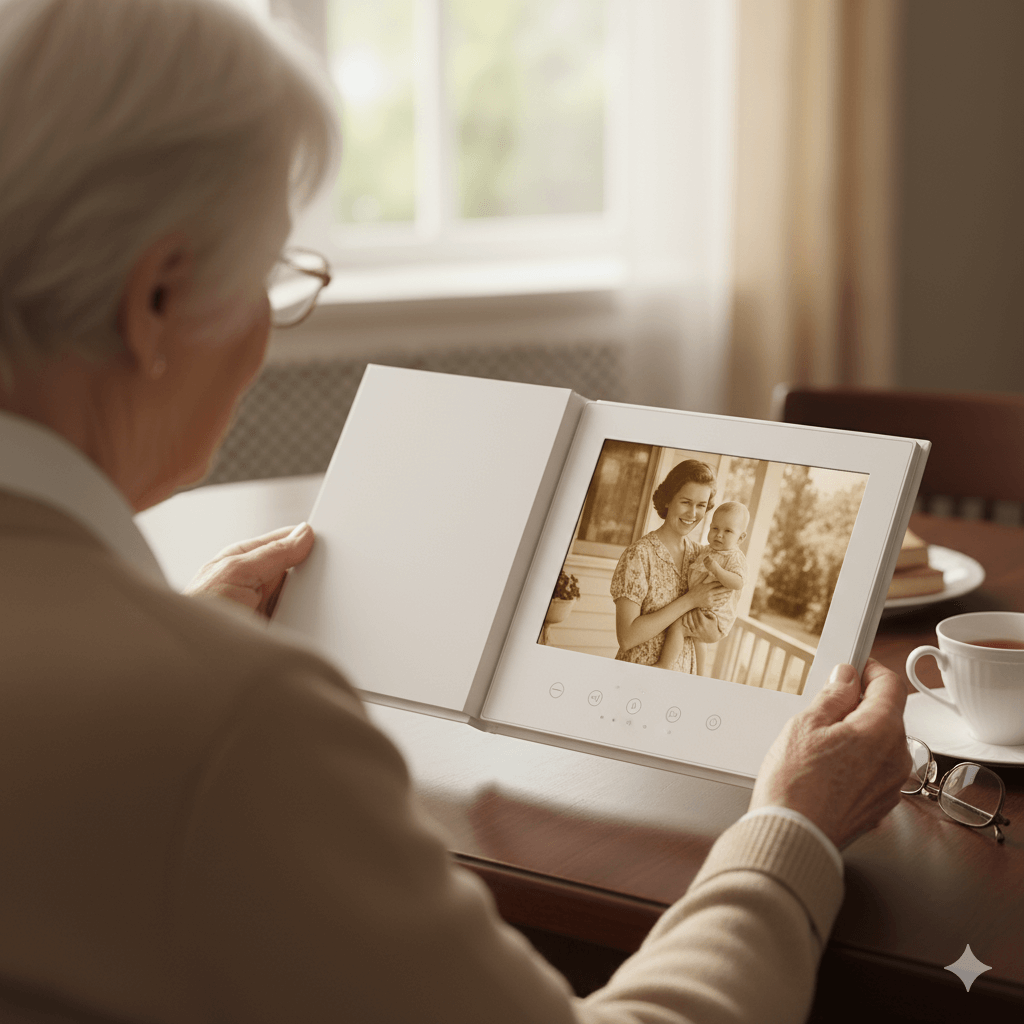 Nagymama nosztalgiázik